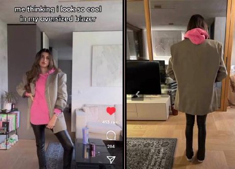 me thinking i cool in my oversized blazer: 204