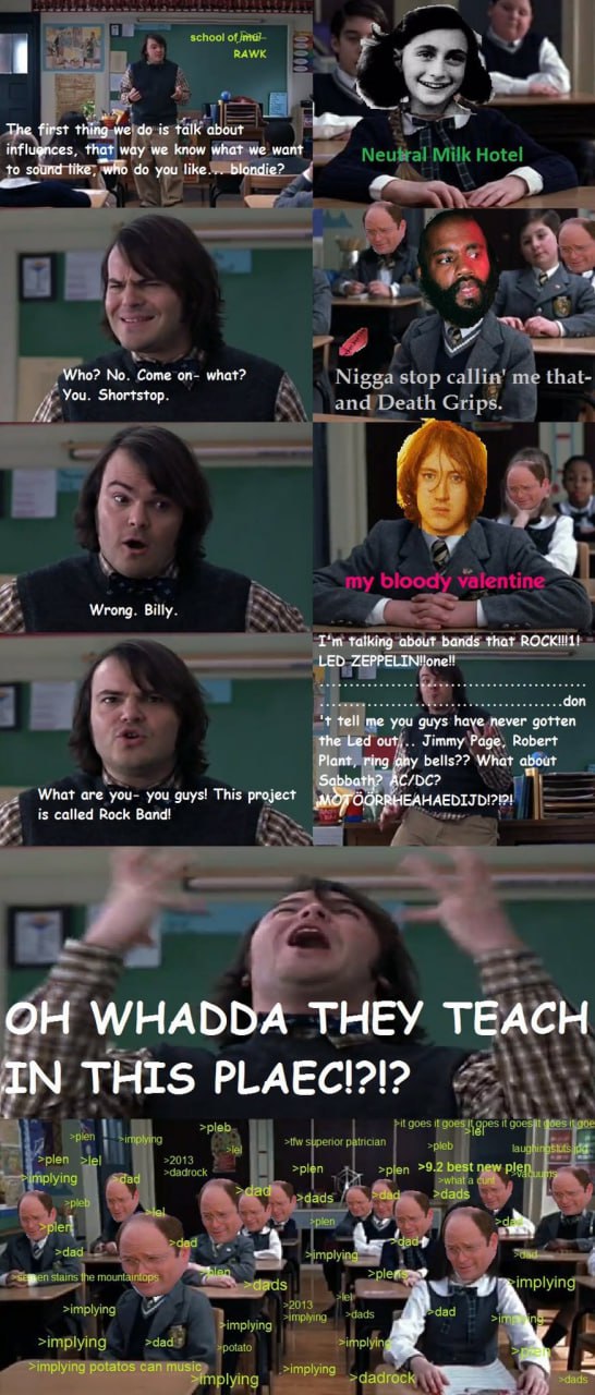 я The first thing we: is talk about influgnces, that way we know what we want to sound-tike; who you like... blondie? {7 Who? No. Come what? Nigga stop callin’ me that- iit You. Shortstop. and Death G