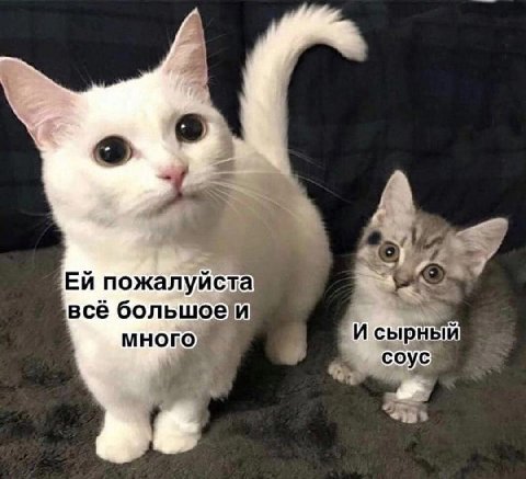 пожалуйста всё большоеи много соус