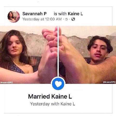 SavannahP 1$ with Катей Yesterday at 12:00 is @iconsCPC Married Kaine Yesterday with Kaine