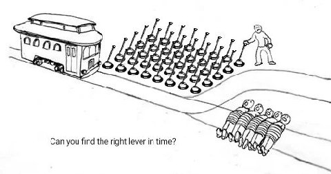 Can you find the right lever in time?