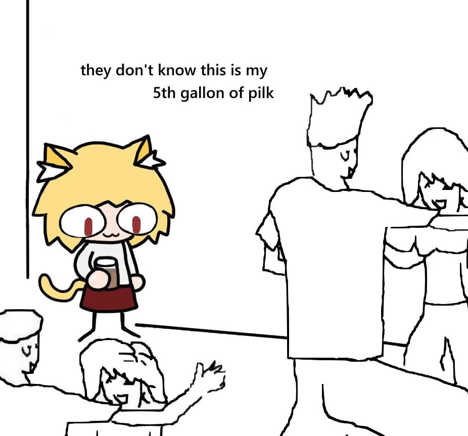 they don't know this is gallon of pilk у