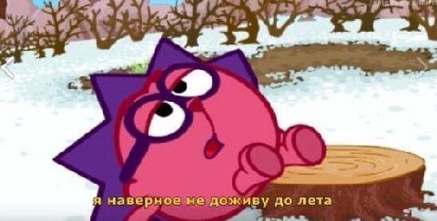 я наверное не доживу до лета