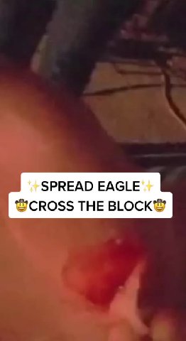 The Pillow? Thing SPREAD EAGLE CROSS THE BLOCKY?