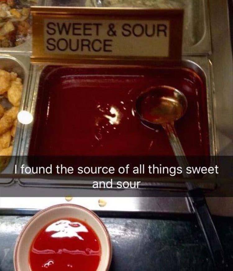 found the source of all things sweet and sour
