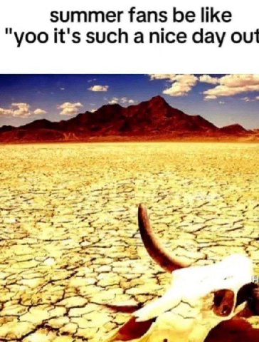summer fans be like и yoo it's such a nice day out 5 4 a