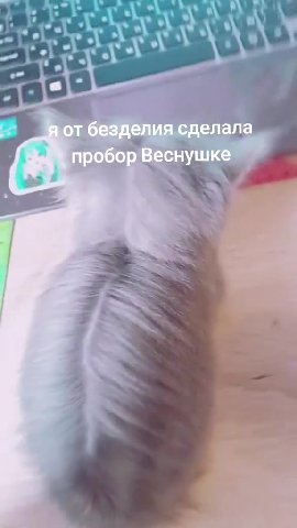 a от безделия сделала пробор Веснушке