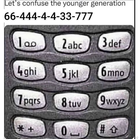 Let's соптизе the younger generation 66-444-4-4-33-777