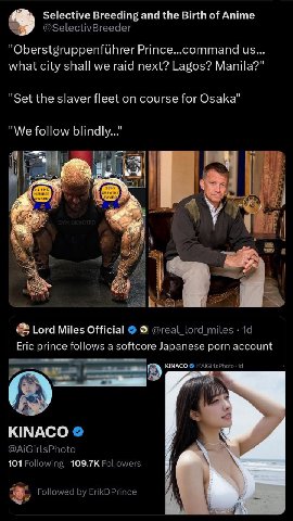 Selective Breeding and the Birth of Anime "Oberstgruppenfuhrer Prince...command what city shall we raid next? Lagos? Manila?" "Set the slaver fleet on course for Osaka" "We follow blindly..." 1 Lord M