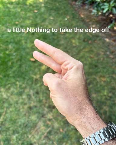a little Nothing to take the edge off 4 у ION