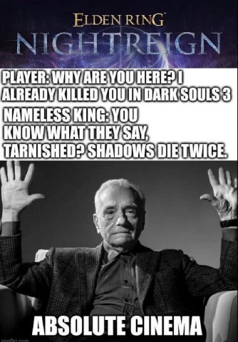 ГАУЕВ: МУНУАВЕУОО DARK SOULS:3 NAMELESS KNOW, SHADOWS ABSOLUTE CINEMA