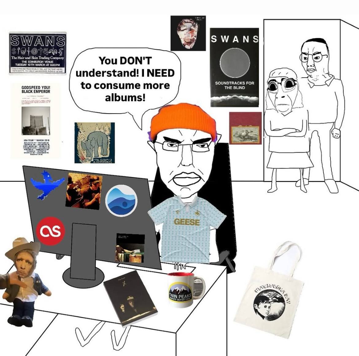 SWANS You DON'T Gre understand! I NEED to consume more SOUNDTRACKS FOR THE BLIND yout albums! GEESE