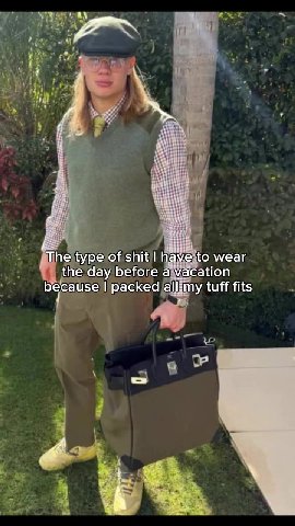 . jhe day before а\МасаНоп because I packed (а! ту tuff fits | р \пеаау a vacation _* Бесаизе\! allimy*tuff fits (не dayjbefore a Vacation -