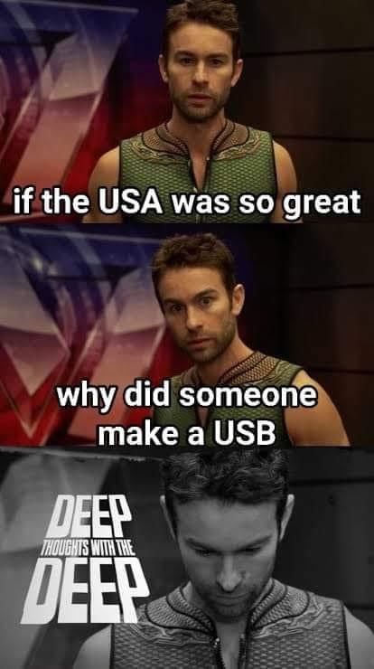 if the USA was so great why did зотеопё make a USB