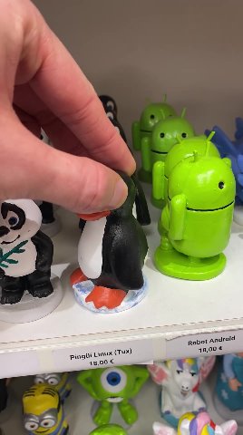 pingul Linux (Tux) a ^ ово Android |