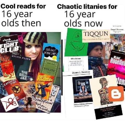 Cool reads for Chaotic litanies for 16 year 16 year olds now olds then TIQQUN THE К SYLVIA AN Miche THE Donna Haraway 14 JAR On 8 ОМЕО- JULIET