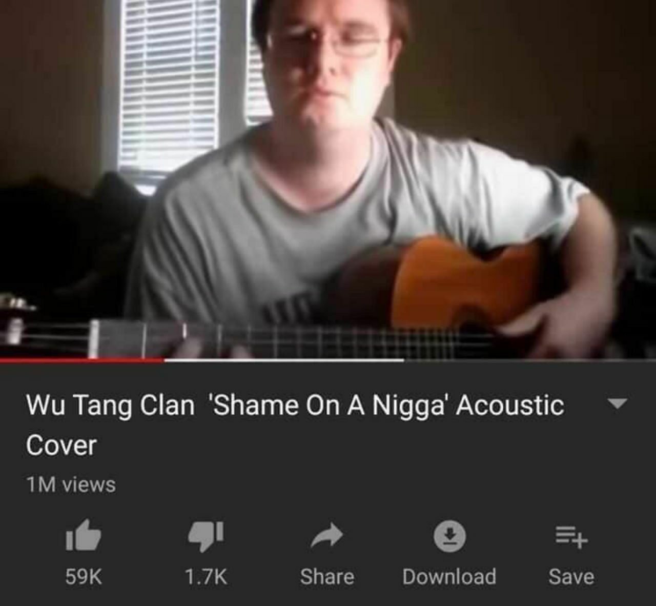 Tang Clan 'ЗВате А Acoustic Cover views if a 59К 1.7К Share Download Save