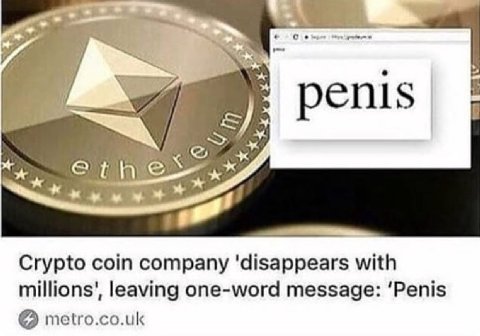 penis (2 Crypto сот company ‘disappears with millions', leaving one-word message: ‘Penis metro.co.uk