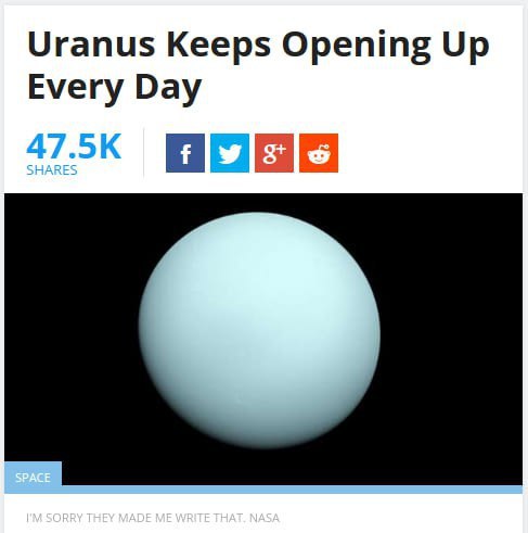 Uranus Keeps Opening Up Every Day BORE