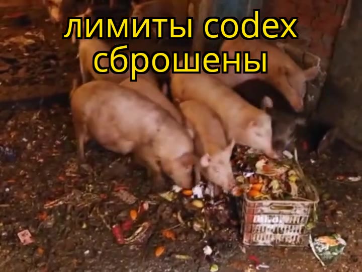 _— Лимиты!‘содех * 4сброшены