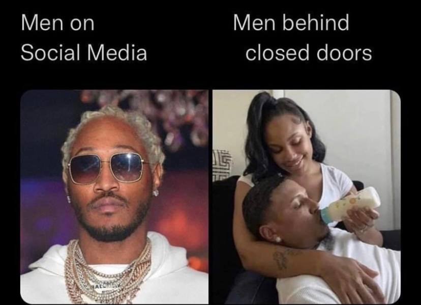 Меп Men behind Social Media closed doors