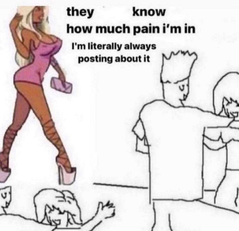 they know how much рат literally always posting about it