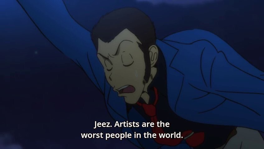 Jeez. Artists are the worst people in the world.