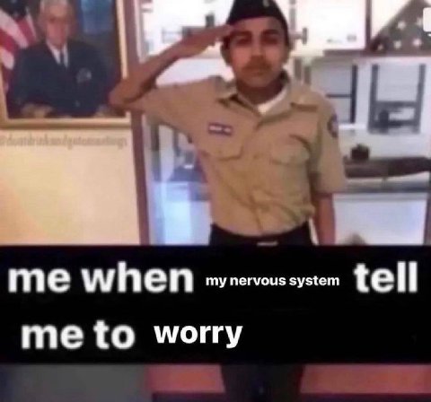 my nervous system me to worry