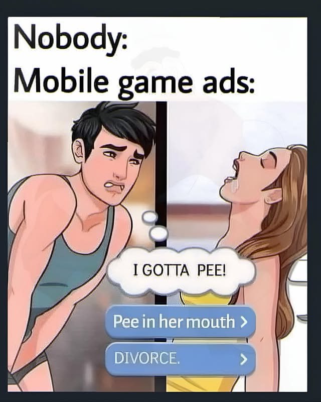 Nobody: Mobile game ads: у PEE! 4