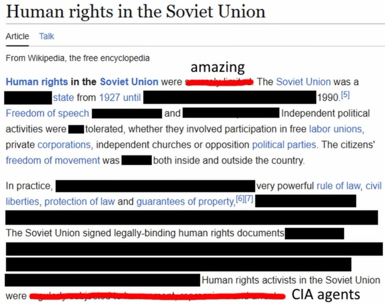 Human rights in the Soviet Union Article From Wikipedia, the free encyclopedia amazing Human rights in the Soviet Union were The Soviet Union was a (7 Freedom of and political activities were whether 