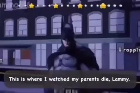 _ This is where I watched my parents die, Lammy. —