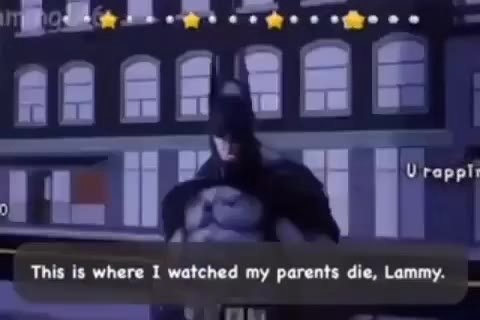 _ This is where I watched my parents die, Lammy. —