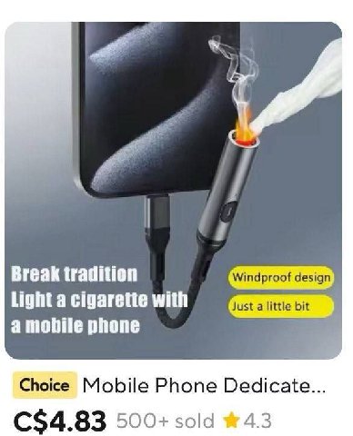 Break tradition Light a cigarette with a mobile phone Choice Mobile Phone Dedicate... 500+ sold 4.3