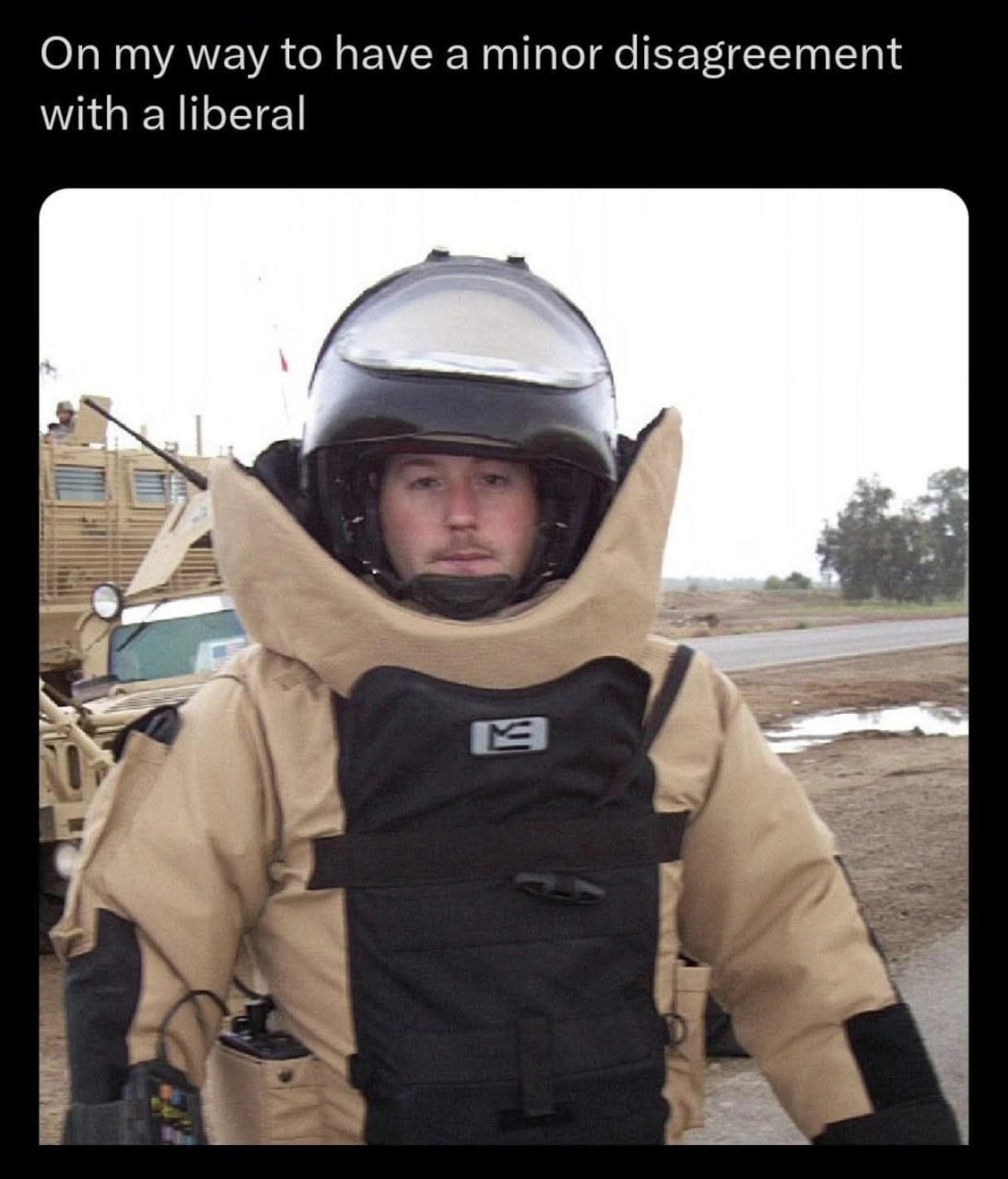 way to have а мтог disagreement with а liberal
