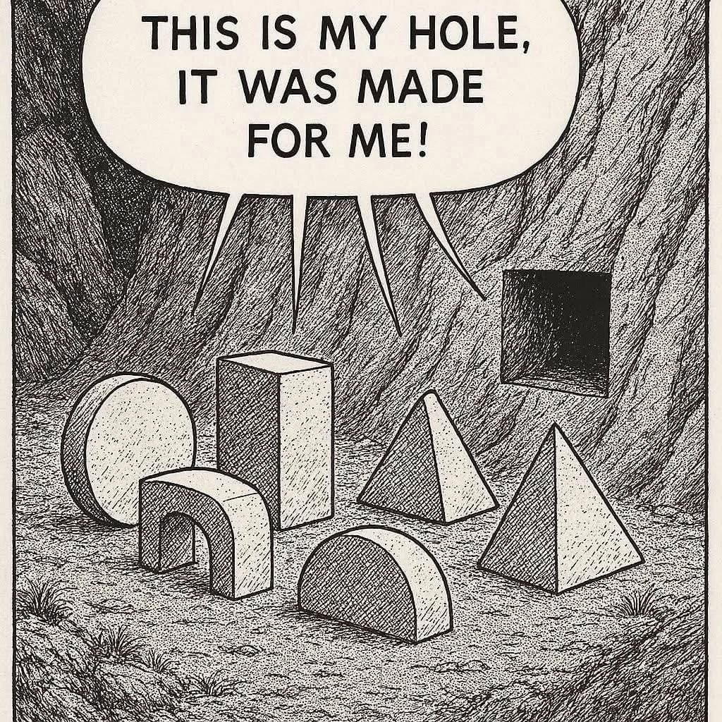 THIS IS MY HOLE, IT WAS MADE FOR ME! 77 Я А 2 A if, 7 7) 7 Me is 7