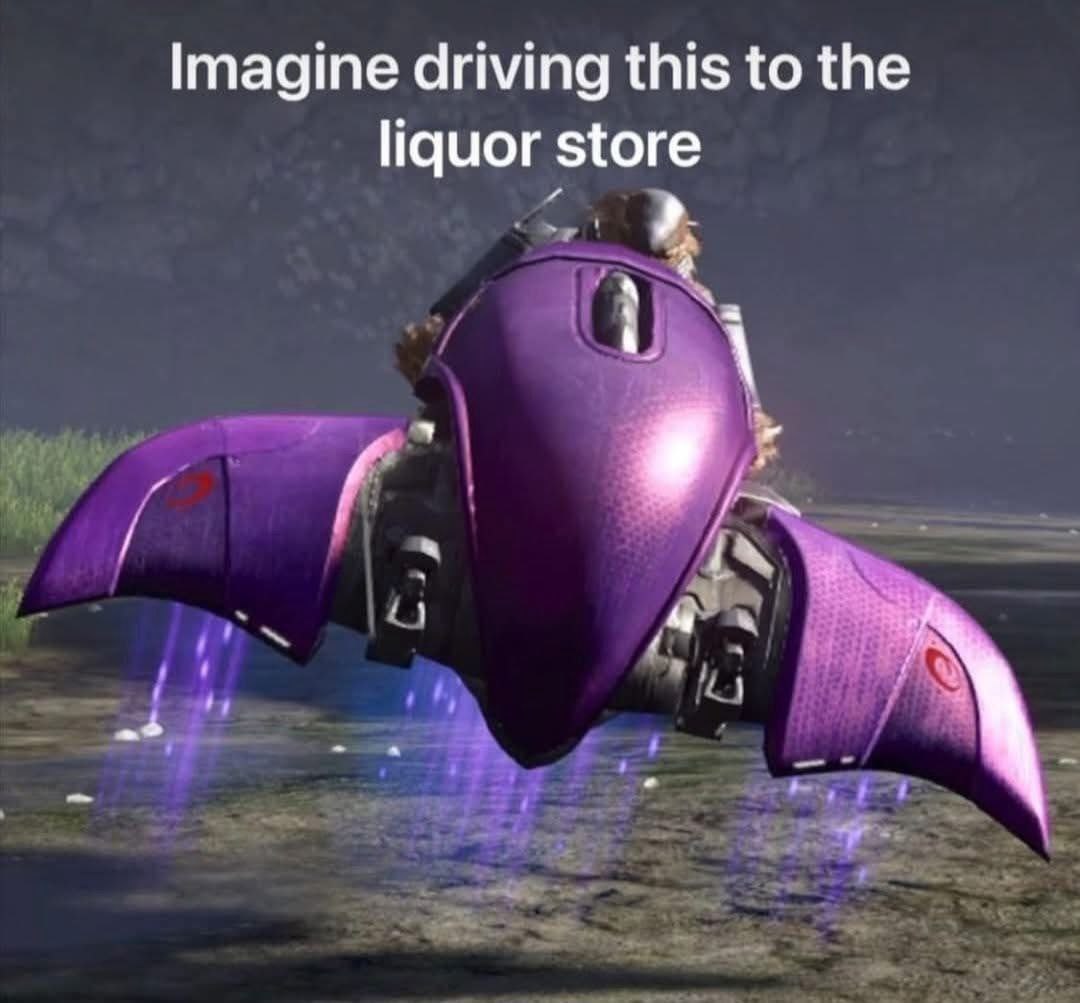 Imagine driving this to the liquor store