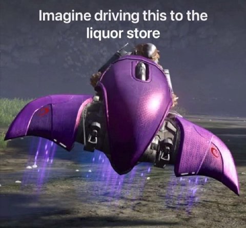 Imagine driving this to the liquor store