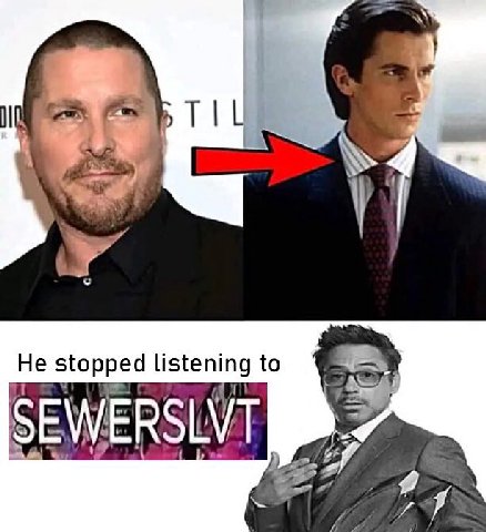 у He stopped listening to 7 SEWERSLVT