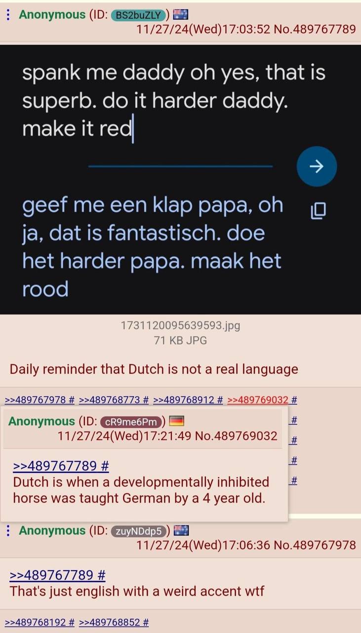 Anonymous 11/27/24(Wed)17:03:52 No.489767789 spank me daddy yes, that is superb. it harder daddy. make it red geef me ееп Кар papa,oh dat is fantastisch. doe het harder papa. maak het rood 17311200956