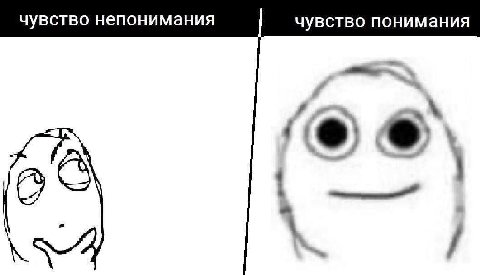 чувство непонимания чувство понимания