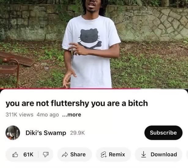 you are not fluttershy you are a bitch views ago Swamp Share Remix Download