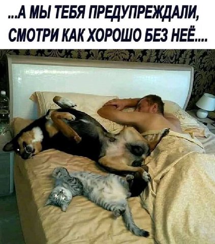 „А МЫ ТЕБЯ ПРЕДУПРЕЖДАЛИ, СМОТРИ КАК ХОРОШО БЕЗ НЕЁ... 55а