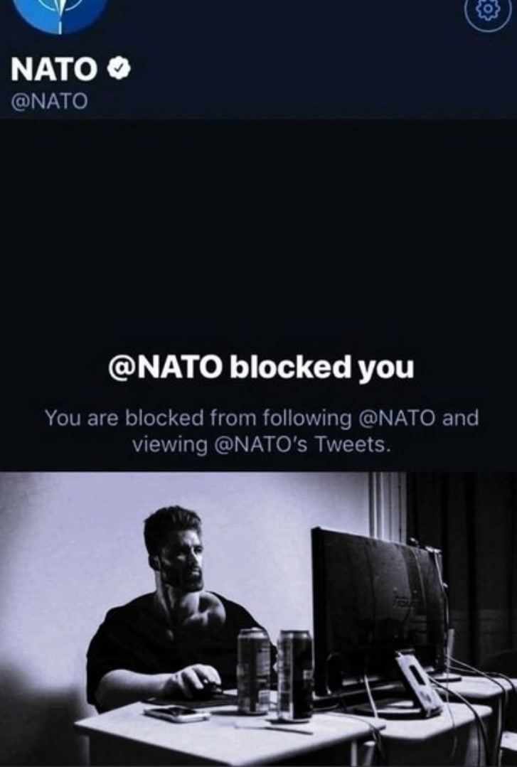 МАТО @NATO blocked you