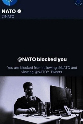 МАТО @NATO blocked you