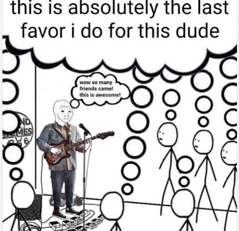 this is the last favor i for this dude О