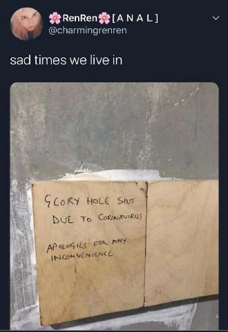 sad times we live In А