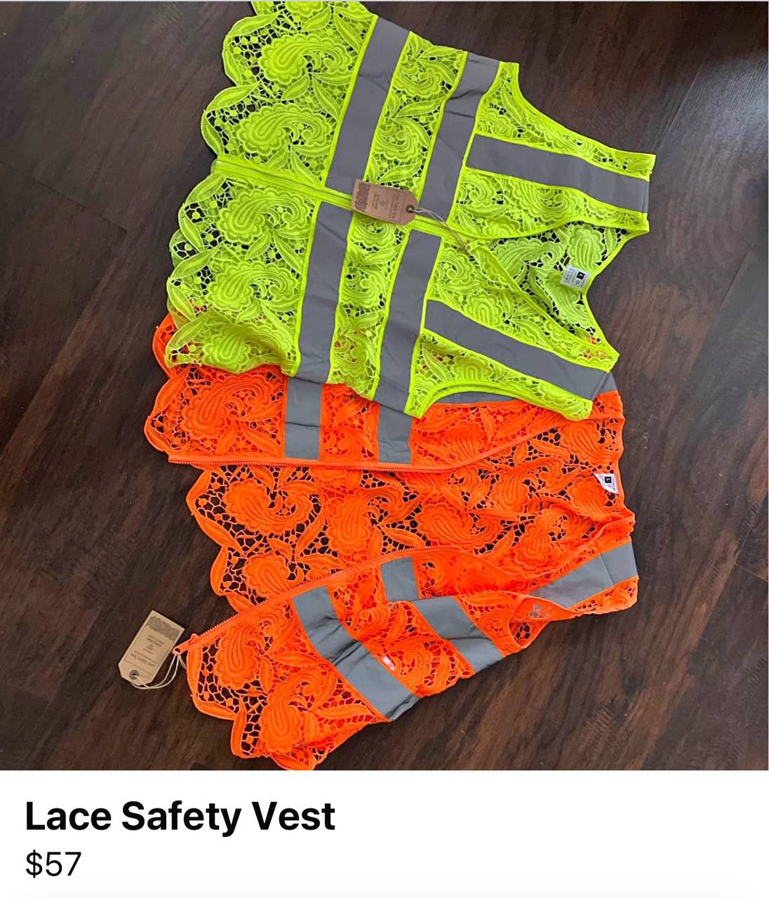 A Lace Safety Vest $57