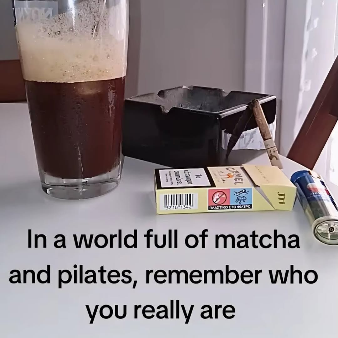 Ina world full of matcha and pilates, remember who you really are