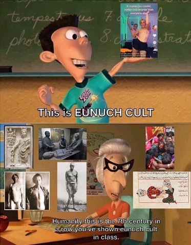 It makes you couler, Бопег ond smarter than everyone AN This is CULT с of 22 -2` Humanity this is the century in row you've shown eunuch cult