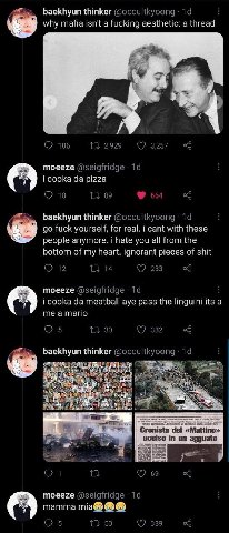 baekhyun thinker 1 why mafia fue по а thread 2+ moeeze baekhyun thinker fuck yourse with these рес! 4 vou from (he hottom of my heart. pieces of shit гсоока aye pass the a Me baekhyun thinker Nee 2 mo